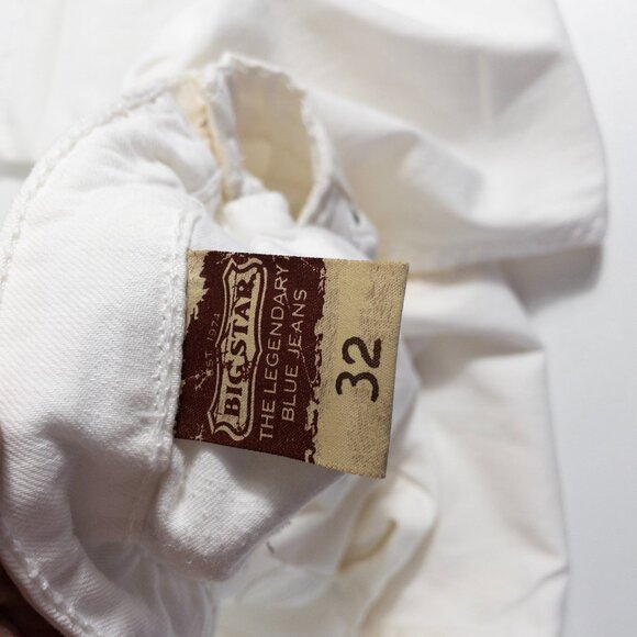 NWT Big Star Rikki Low Rise White Bootcut Ankle Denim Jeans Size 32 Casual Wear - Picture 6 of 10